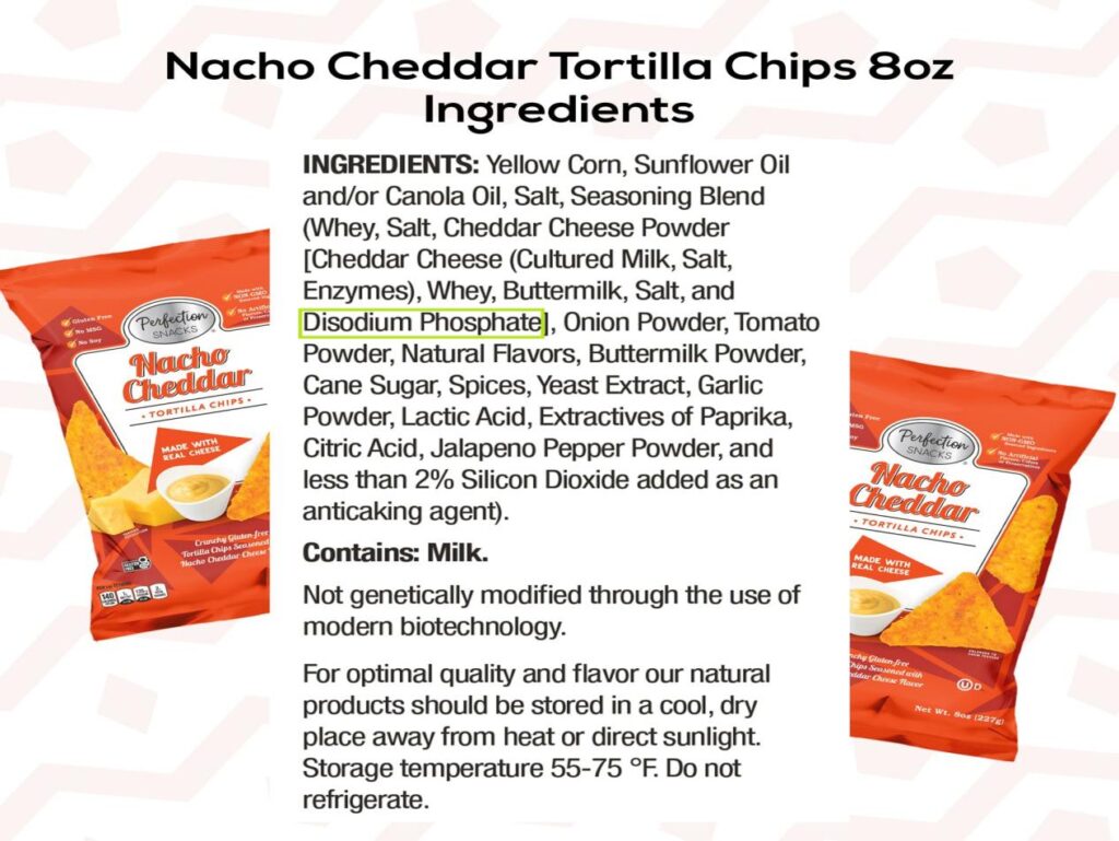 disodium phosphate in crispy food