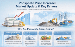 Infographic explaining key drivers behind the recent phosphate price increase